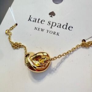 Kate Spade New York Gold Sailors Knot Mini Pendant NWT